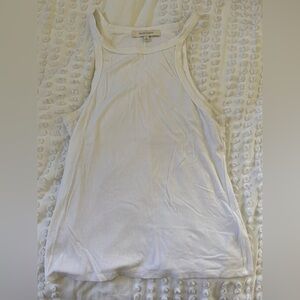 Favorite Daughter Ribbed White Tank